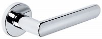 Дверная ручка Extreza Hi-Tech Slim AQUA 113 R12 круглое основание F04 (полированный хром)