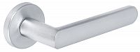 Дверная ручка Extreza Hi-Tech Slim AQUA 113 R12 круглое основание F05 (матовый хром)
