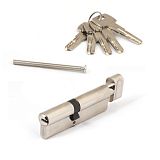 Цилиндровый механизм Apecs SM-100(45/55C)-C-NI (никель) ключ/вертушка