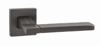 Дверная ручка Puerto AL 524-03 Тирамису slim MBN (матовый черный никель)