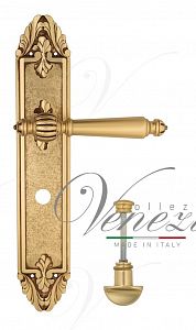 Дверная ручка на планке Venezia Pellestrina WC сантехническая PL90 (франц. золото); ?>