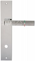 Дверная ручка на планке Extreza Hi-tech FIORE 110 PL11 WC сантехническая (полированный хром/матовый хром) F04/F05