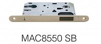 Врезной замок Zambrotto MAC8550 (50х85мм) магнитный под цилиндр SB (матовое золото)