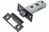Защелка межкомнатная RENZ L 5-45 plastic Black (черный) с пластиковым языком