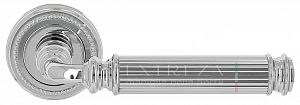 Дверная ручка Extreza BENITO (Бенито) 307 на розетке R03 полированный хром F04; ?>