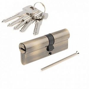 Цилиндровый механизм Apecs SM-80(35/45)-AB (бронза) ключ/ключ; ?>