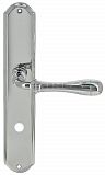 Дверная ручка на планке Extreza Carrera 321 WC сантехническая PL01 (полированный хром) F04