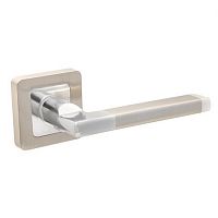 Ручки дверные Code Deco H-22050-A-NIS/CR (матовый никель/хром)