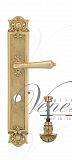 Дверная ручка на планке Venezia Vignole WC-4 сантехническая PL97 (полир. латунь)