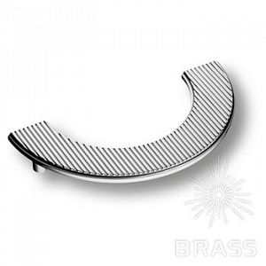 Мебельная ручка BRASS 1197 128MP02 (Глянцевый хром); ?>
