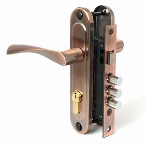 Замок врезной Apecs 1023/60-AC (медь); ?>