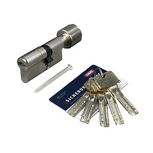 Цилиндровый механизм ABUS BRAVUS 3500 MAGNET MX PRO 100мм (50/50В) ключ/вертушка NI (матовый никель); ?>