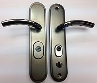 Дверная ручка на планке Master Lock Эллипс (автомат) ML-200 левая