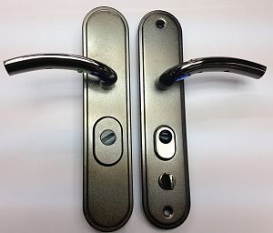 Дверная ручка на планке Master Lock Эллипс (автомат) ML-200 левая; ?>