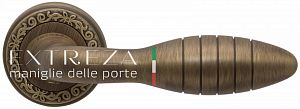 Дверная ручка Extreza MIREL (Мирел) 316 на розетке R06 матовая бронза F03; ?>