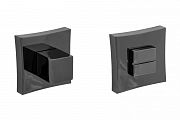 Фиксатор сантехнический ORO&ORO BK 13 квадрат PA (антрацит)