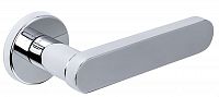 Дверная ручка Extreza Hi-Tech Slim JEMMA 116 R12 круглое основание F04 (полированный хром)