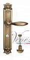 Дверная ручка на планке Venezia Maggiore WC сантехническая PL97 (мат. бронза)