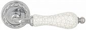 Дверная ручка Extreza DANA CRACKLE (Дана кракле) 306 на розетке R02 полированный хром F04