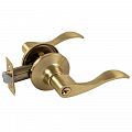 Дверная ручка-защелка Нора-М ЗВ1 ISPARUS 01 ключ/фиксатор (матовое золото)