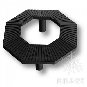 Мебельная ручка BRASS 1213 064MP24 (Чёрный); ?>