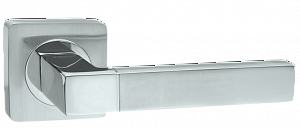 Дверная ручка RENZ DH 51-02 Милан SC/CP (матовый хром/хром блест.); ?>