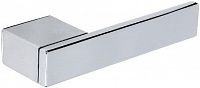 Дверная ручка Extreza Hi-Tech BENT 124 R14 прямоугольное основание F04 (полированный хром)