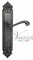 Дверная ручка на планке Venezia Vivaldi PASS проходная PL96 (ант. серебро)