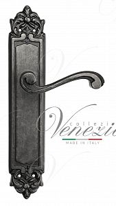 Дверная ручка на планке Venezia Vivaldi PASS проходная PL96 (ант. серебро); ?>