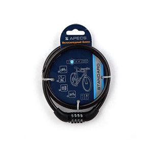 Замок велосипедный Apecs PD-82-65CM-CODE (кодовый); ?>