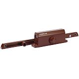 Дверной доводчик НОРА-M со скользящей тягой 450 Slider ISPARUS 110-160кг (коричневый)