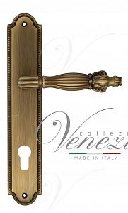 Дверная ручка на планке Venezia Olimpo CYL под цилиндр PL98 (мат. бронза); ?>