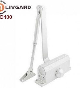Доводчик Livgard D100 (белый) до 100кг; ?>
