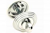 Фиксатор сантехнический Adden Bau WC V003 круглый ENAMEL/CHROME (белая эмаль/хром)