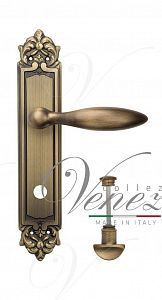 Дверная ручка на планке Venezia Maggiore WC сантехническая PL96 (мат. бронза); ?>