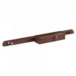 Дверной доводчик НОРА-M со скользящей тягой 820 Slider 25-70кг (коричневый); ?>