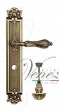 Дверная ручка на планке Venezia Monte Cristo WC-4 сантехническая PL97 (мат. бронза)