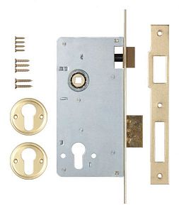 Врезной замок Kale Kilit 152/R (60мм) корпус (золото); ?>