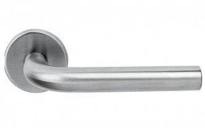 Ручка дверная Apecs H-0201-INOX (нержавеющая сталь); ?>
