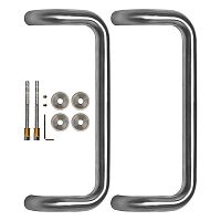 Дверная ручка скоба Fuaro PH-25-25/300-INOX (нержавейка 304)