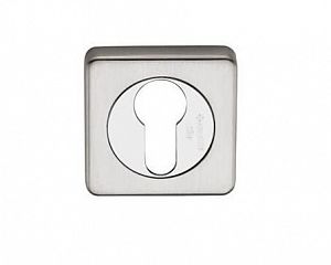 Накладка на цилиндр Archie Sillur CL-C квадрат S.CHROME (матовый хром); ?>