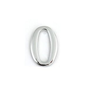 Цифра дверная Apecs DN-01-0-Z-CR (хром) 4см; ?>