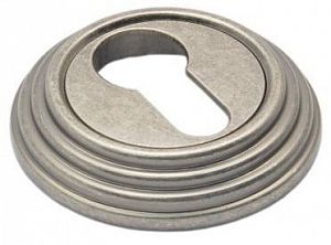 Накладка на цилиндр Adden Bau SC V001 круглая AGED SILVER (состаренное серебро); ?>