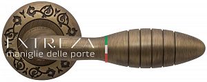 Дверная ручка Extreza MIREL (Мирел) 316 на розетке R04 матовая бронза F03; ?>
