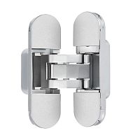 Петля скрытой установки универ. с 3D регулировкой Archie 110х30-3D-M. CHROME (матовый хром)