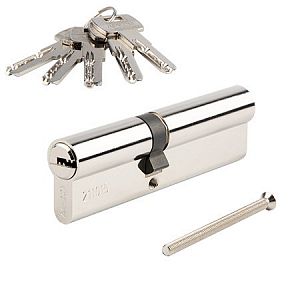 Цилиндровый механизм Apecs SM-105(45/60)-NI (никель) ключ/ключ; ?>