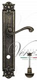 Дверная ручка на планке Venezia Vivaldi WC сантехническая PL97 (ант. бронза)