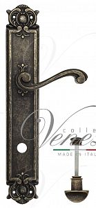 Дверная ручка на планке Venezia Vivaldi WC сантехническая PL97 (ант. бронза); ?>