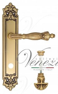 Дверная ручка на планке Venezia Olimpo WC-4 сантехническая PL96 (франц. золото); ?>