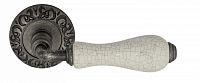 Дверная ручка Venezia Colosseo D4 (ант. серебро с керамикой)